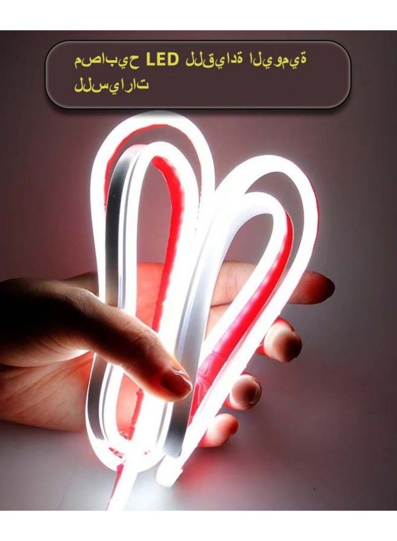 CAR SUV Automotive LED daytime running lights grille modification universal LED hood light decoration light guide strip - Image 3