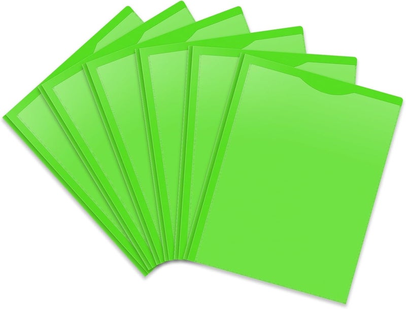 BAOFALI 12 Pack A4 Pocket Plastic Folder 2 Pockets and 3 Prongs 2 Card Slots, Durable, Tear-Resistant Heavy Duty Pocket Folders with Prongs, Colored Prong Folders for Schoolwork & Officer - Image 3
