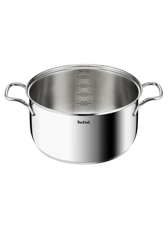 Tefal Intuition 24 cm Casserole Premium Stainless Steel 18/10 4.9 L Induction Stainless Steel - Image 2