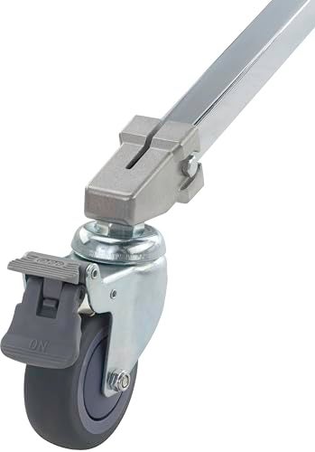 Kupo 75mm Caster with Brake, Set of Three for 22mm Square Legs, Heavy-Duty Stand Mobility Upgrade with Steel Construction, Smooth Rolling Performance, and Secure Brake Control (KS940422) - Image 2