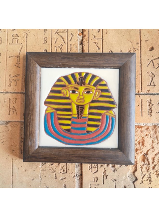 A ceramic and pottery frame - a unique decorative piece with a modern and distinctive touch - size 14*14