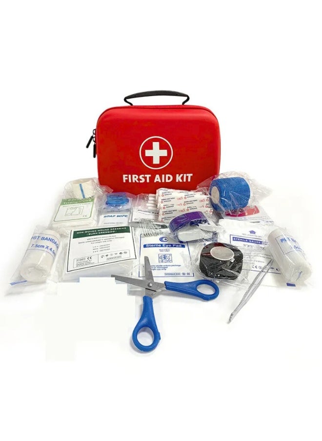 Zentaran Emergency Medical Kit Waterproof Hard Shell First Aid Kit for Car, Home, Office, Travel, Camping, Sports, Outdoor, School - Emergency First Aid Supplies and Survival Kit  - Image 1