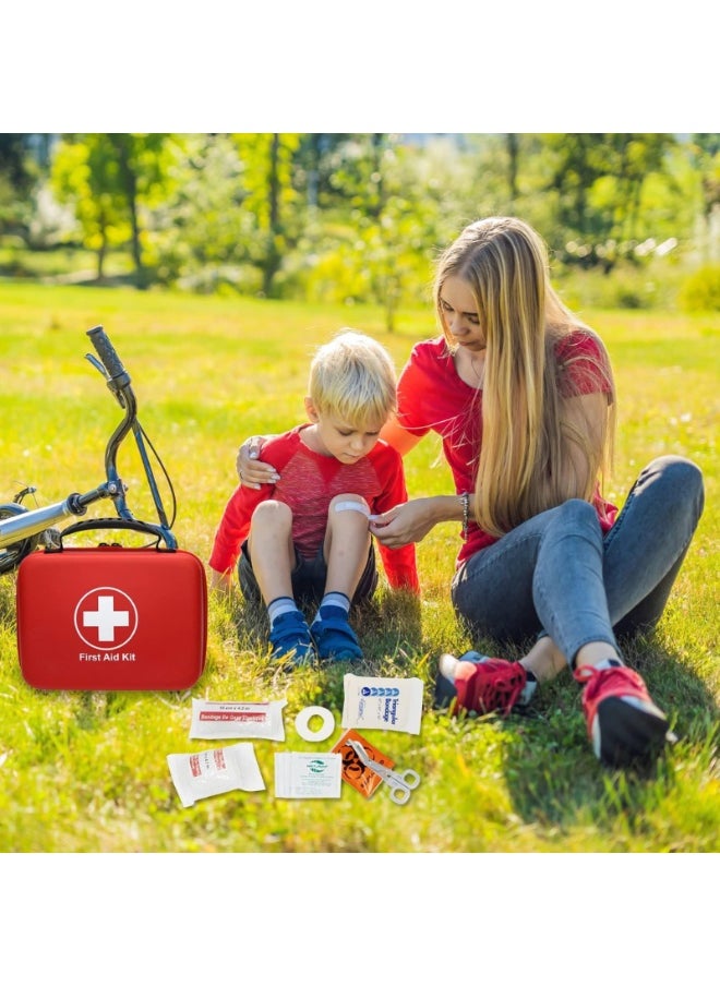 Zentaran Emergency Medical Kit Waterproof Hard Shell First Aid Kit for Car, Home, Office, Travel, Camping, Sports, Outdoor, School - Emergency First Aid Supplies and Survival Kit  - Image 4