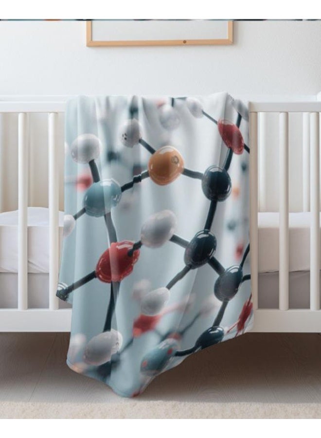 general Baby and children's cartoon flannel thin blanket (warm and comfortable, suitable for sleep, game use) 70cm*100cm - Image 1