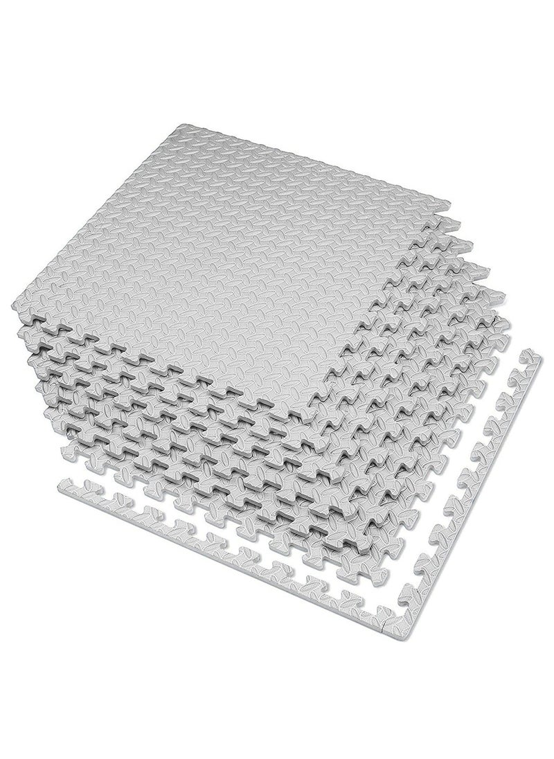 Arabest - 6 Pcs Puzzle Exercise Mat, Interlocking Foam Mats, Interlocking Floor Tiles for Gym Equipment 60x60 cm - Image 1