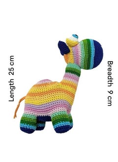 Happy Threads Happy Threads | Multi Color Camel| Big |Crochet Toys | Stuffed Toys | Soft Toy| 25cms | for Girls & Boys  - Image 2