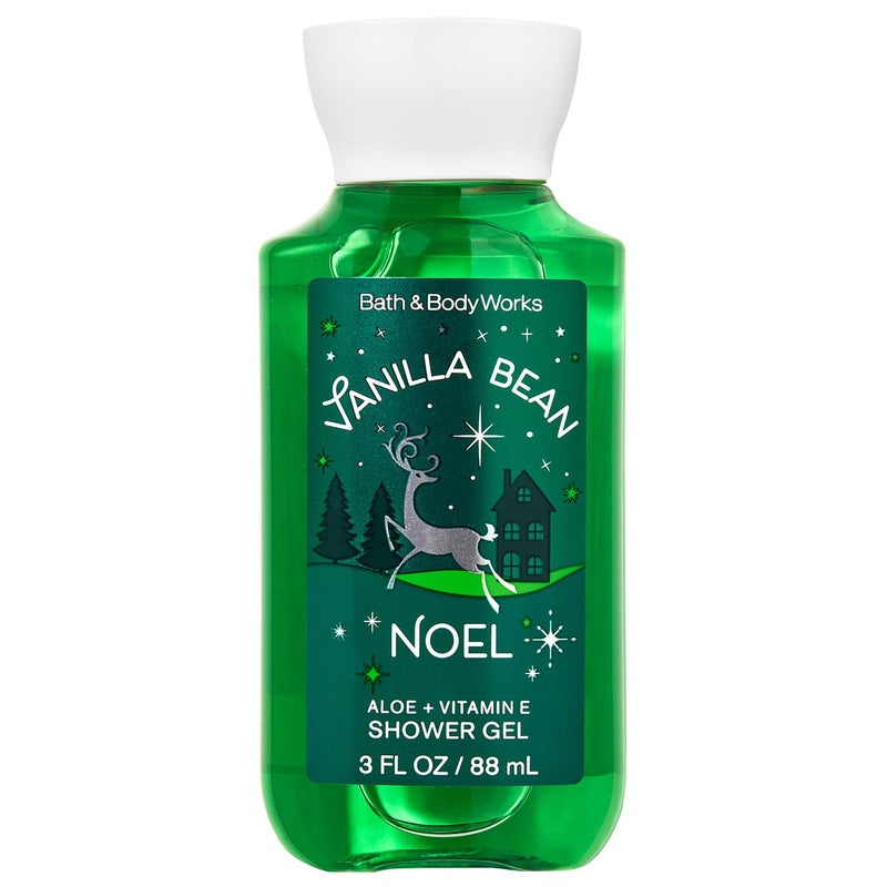 VANILLA BEAN NOEL Travel Size Shower Gel 3 Fluid Ounce