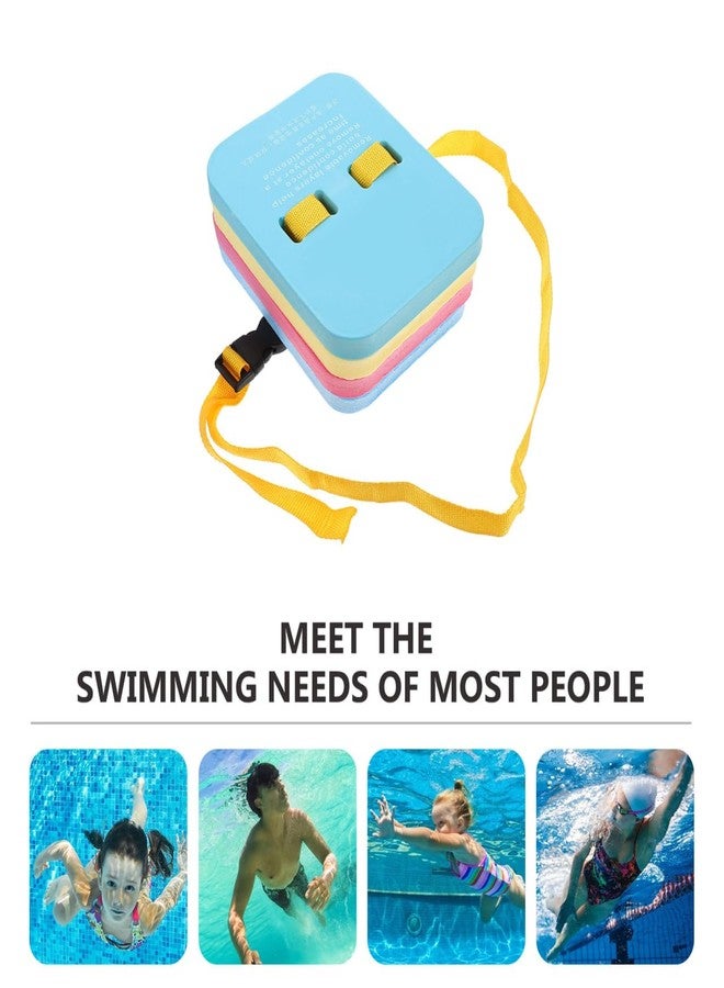 Baluue Swim Float Kids Back, 4 Split Layers, Adjustable Safety Swim Floaties with Secure Buckle, Colorful Swim Foam for Kids Children Toddler Swimming - Image 3