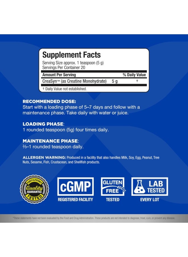 Allmax Creatine Powder, 100% Pure Micronized Creatine Monohydrate, Pharmaceutical Grade Creatine, 3.5 oz, 100g  - Image 5