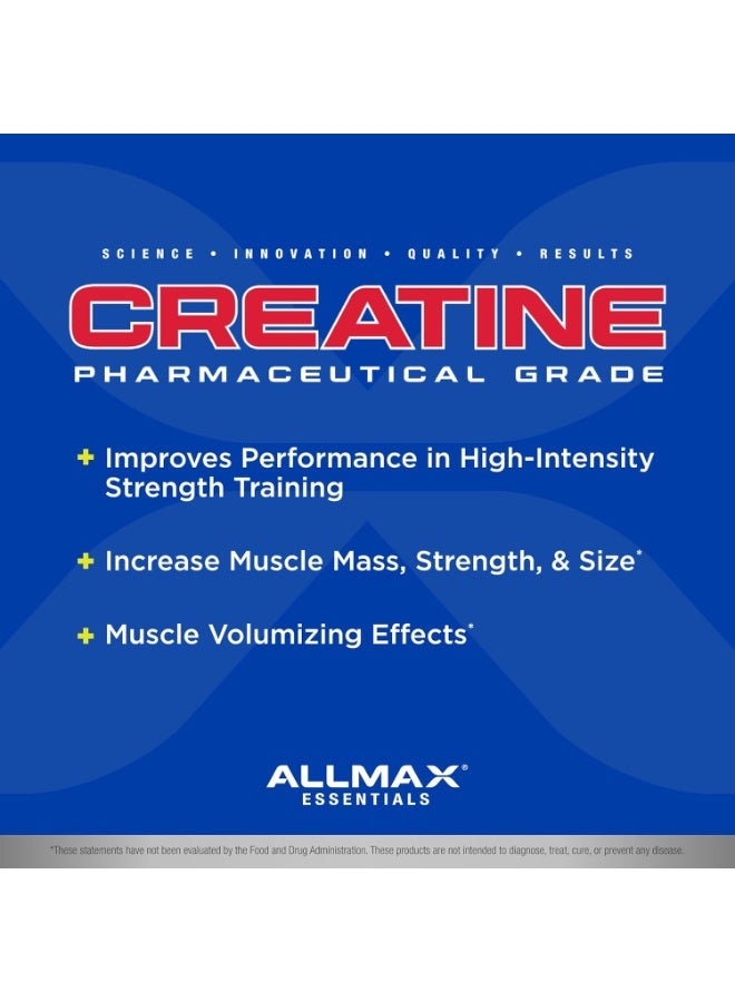Allmax Creatine Powder, 100% Pure Micronized Creatine Monohydrate, Pharmaceutical Grade Creatine, 3.5 oz, 100g  - Image 4