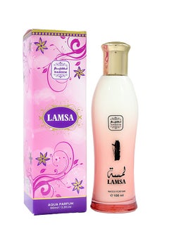 Lamsa Aqua Perfume 100ml - Refreshing Alcohol-Free Fragrance with Bergamot, Jasmine, and Musk for a Long-Lasting Scent, Perfect for Everyday Use and Hot Weather