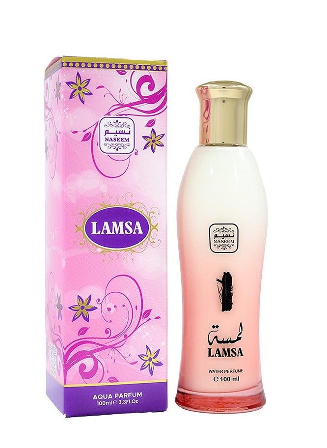 Naseem - Lamsa Aqua Perfume 100ml - Refreshing Alcohol-Free Fragrance with Bergamot, Jasmine, and Musk for a Long-Lasting Scent, Perfect for Everyday Use and Hot Weather - Image 1