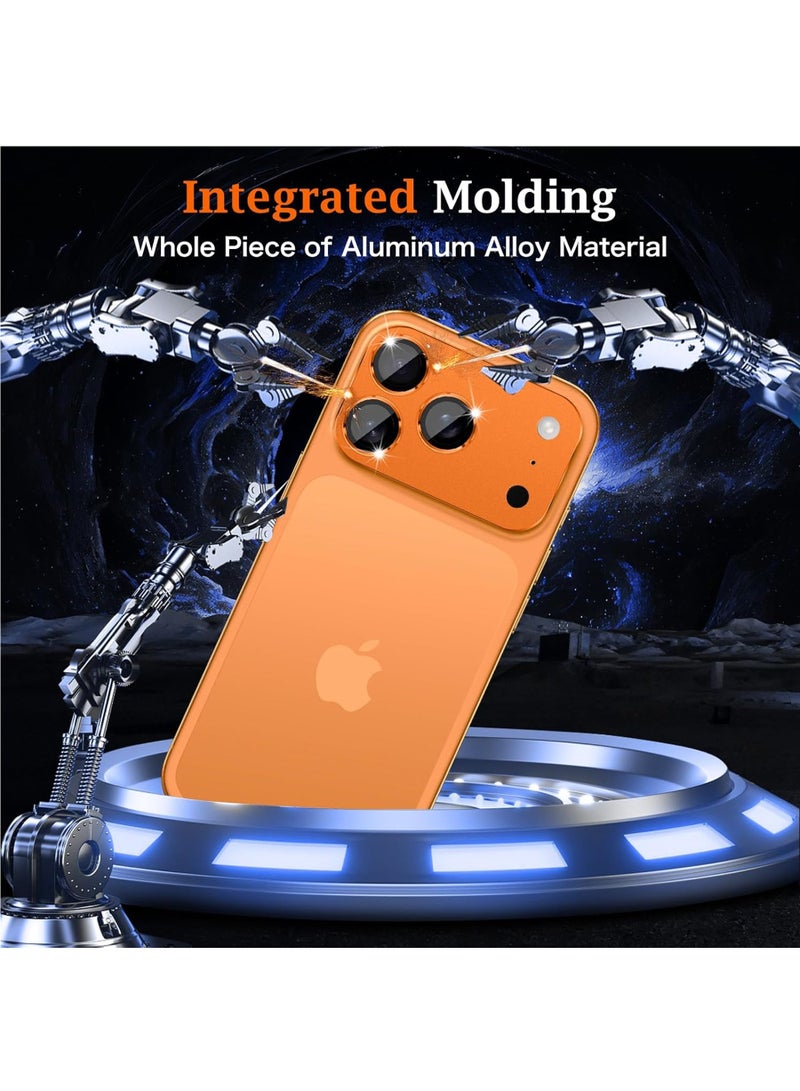 Rock Pow Camera Lens Protector for 17 Pro Max, [Anti-Scratch] [Case-Friendly] [Frosted texture], Metal Aluminum Alloy+Tempered Glass, Lens Protector for 17 Pro Max - Image 5