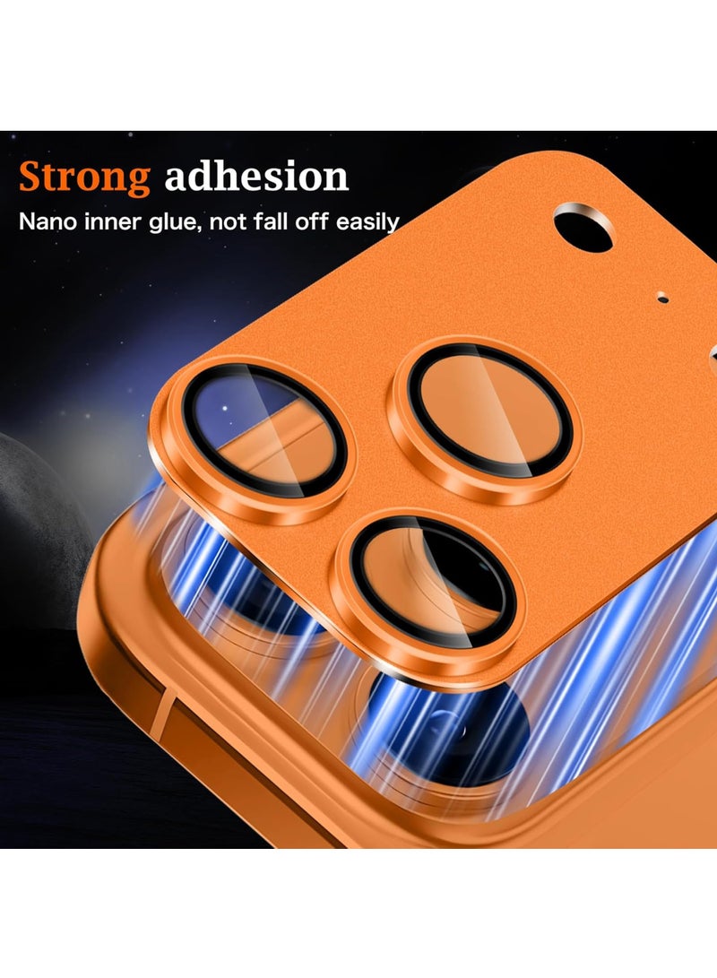 Rock Pow Camera Lens Protector for 17 Pro Max, [Anti-Scratch] [Case-Friendly] [Frosted texture], Metal Aluminum Alloy+Tempered Glass, Lens Protector for 17 Pro Max - Image 3