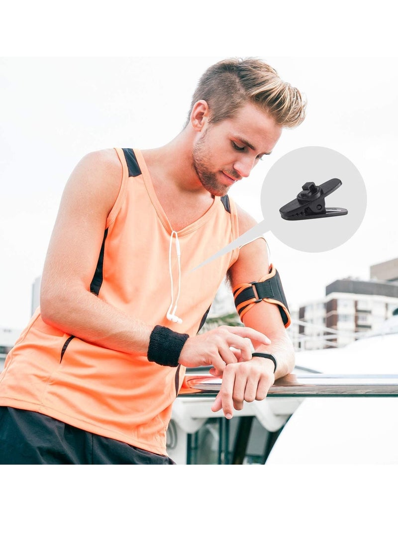 Excefore Earphone Wire Clips for Earphone Wire, Fixed Cable on The Clothes, 12 Pcs Black Clips for Most Headset Wire - Image 3