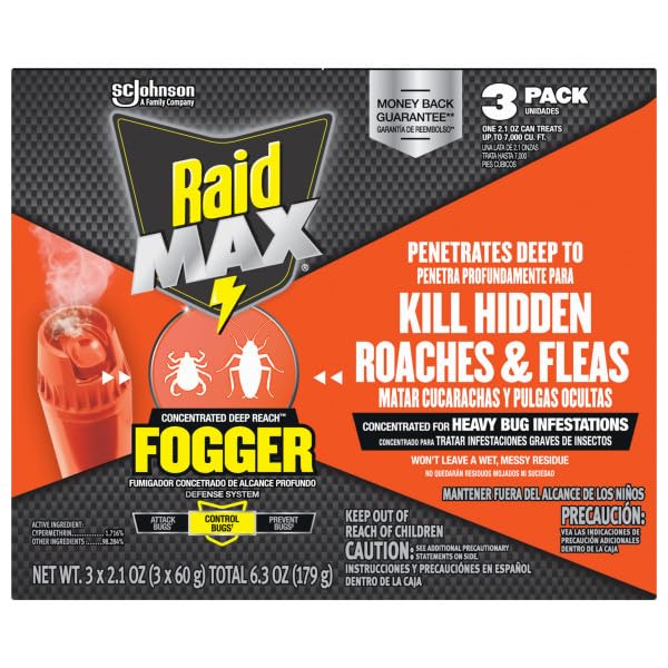 Raid Max Fogger for Indoor Use 6.3 Ounce (Pack of 1) - Image 3