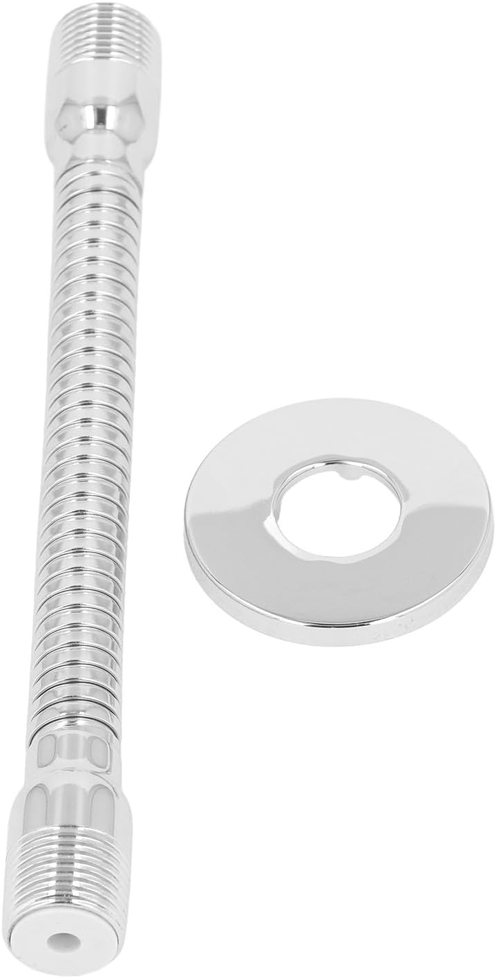 Adjustable Stainless Steel Shower Extension Arm Rotating Swivel Arm for Bathroom, Fit for All Shower Heads - Image 1