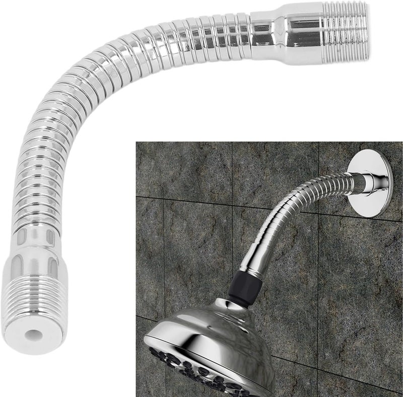 Adjustable Stainless Steel Shower Extension Arm Rotating Swivel Arm for Bathroom, Fit for All Shower Heads - Image 5