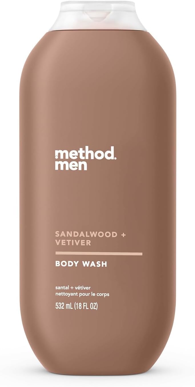 Method Men Body Wash Sandalwood Vetiver 18 Oz 18 Fl Oz