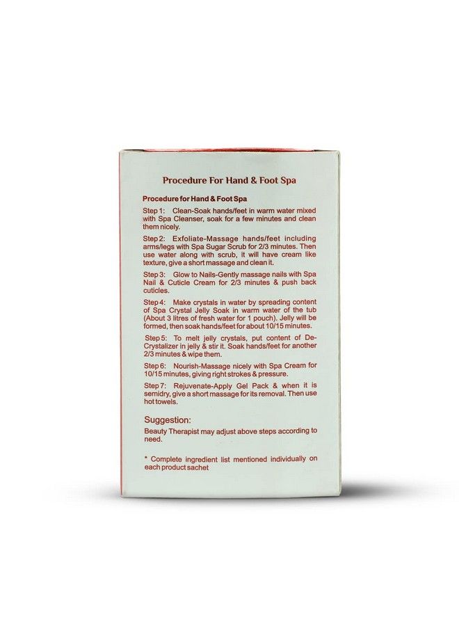 Vedicline Hand & Foot Spa Therapy With Rose & Jasmine Extract Monodose Kit Repair Cracked & Dry Heelscuticles For Nourished Skin 92Ml - Image 3