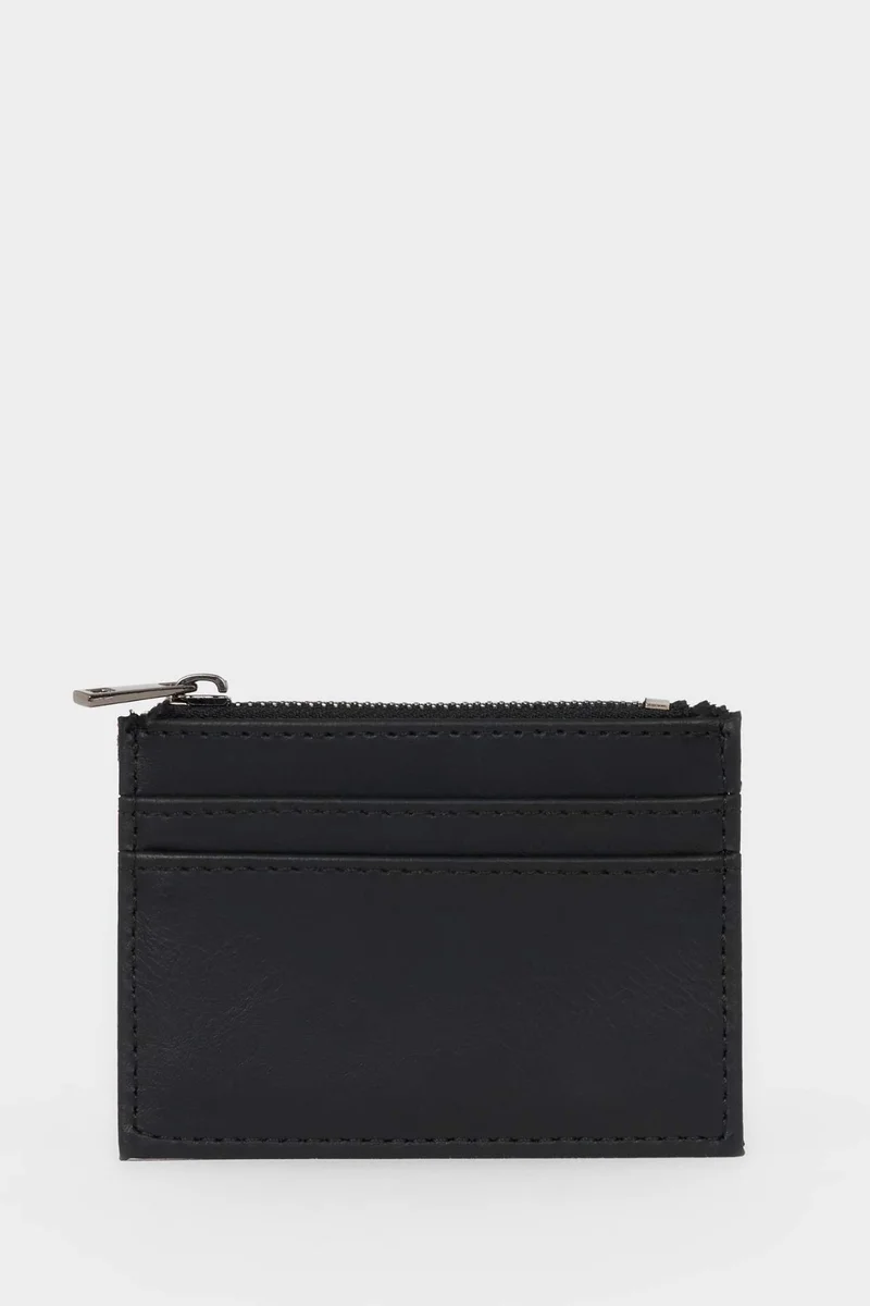 ديفاكتو Man Faux Leather Business Card Wallet