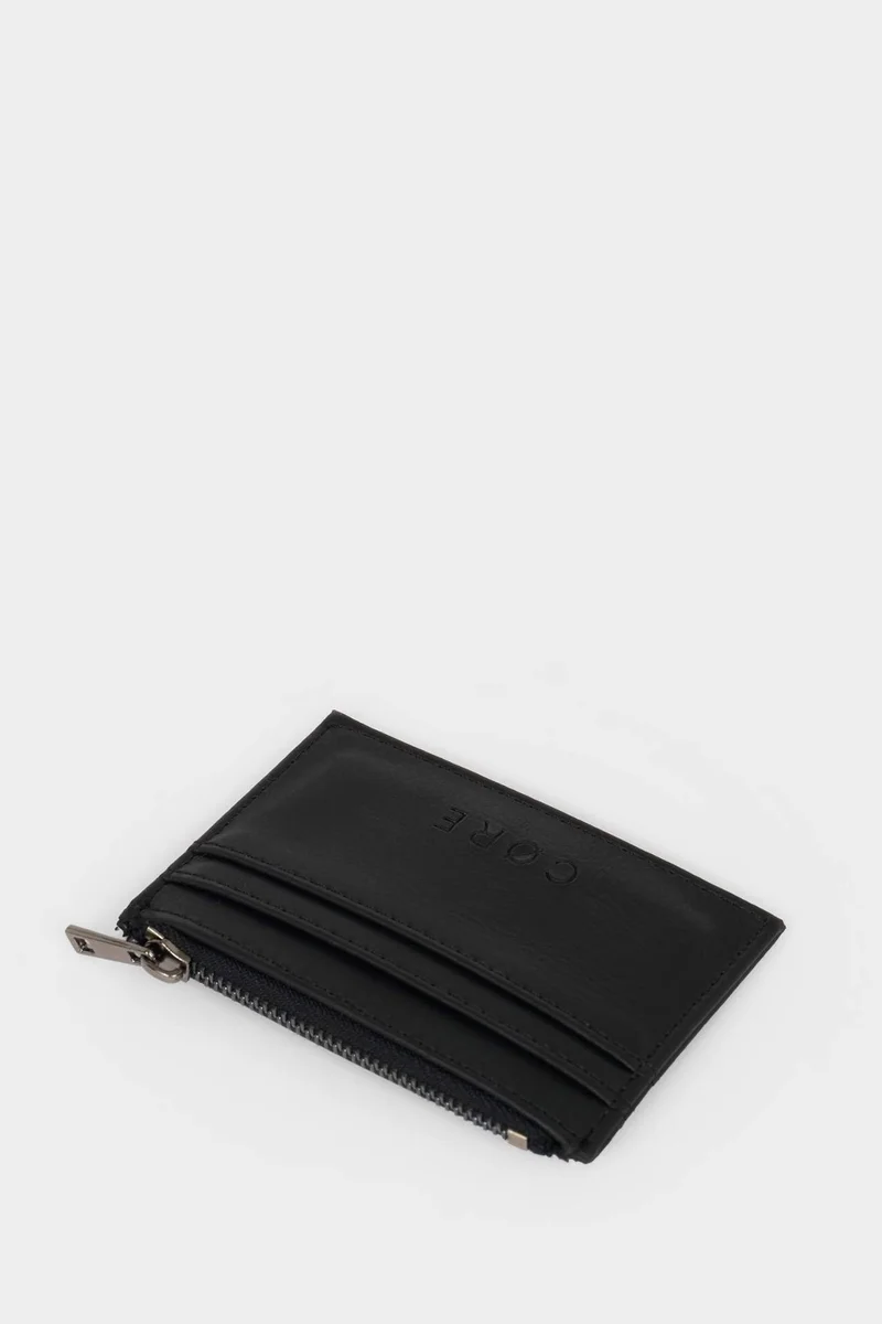 Defacto  Man Faux Leather Business Card Wallet for Men | Best Price UAE