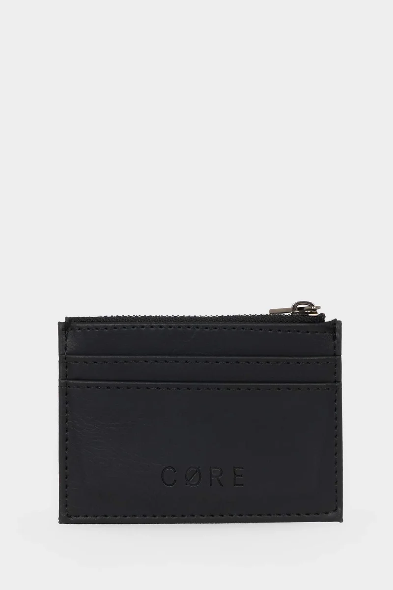 ديفاكتو Man Faux Leather Business Card Wallet