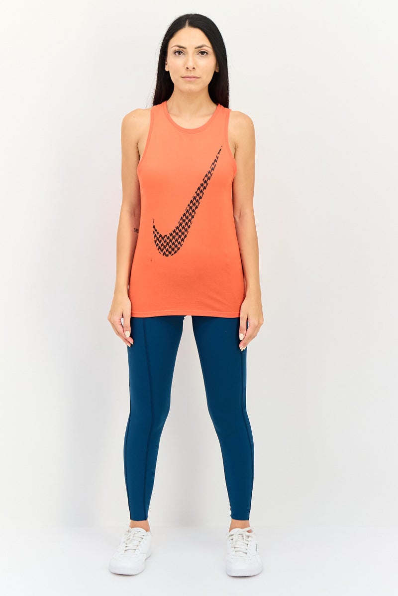 Nike Women Dri-Fit Sleeveless Training Tank Top, Red - Image 4