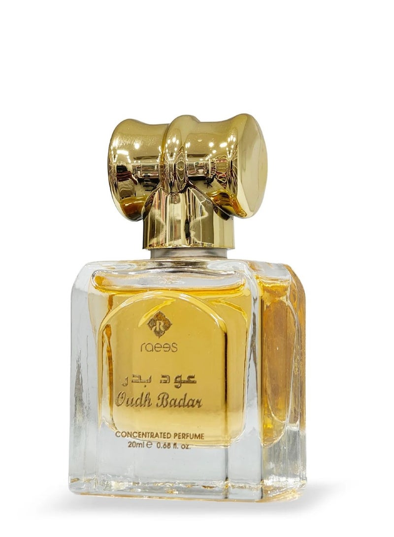 raees Oudh Badar Roll-On Attar Perfume Oil 20ml Alcohol-Free Concentrated Oud Fragrance – Raees - Image 1