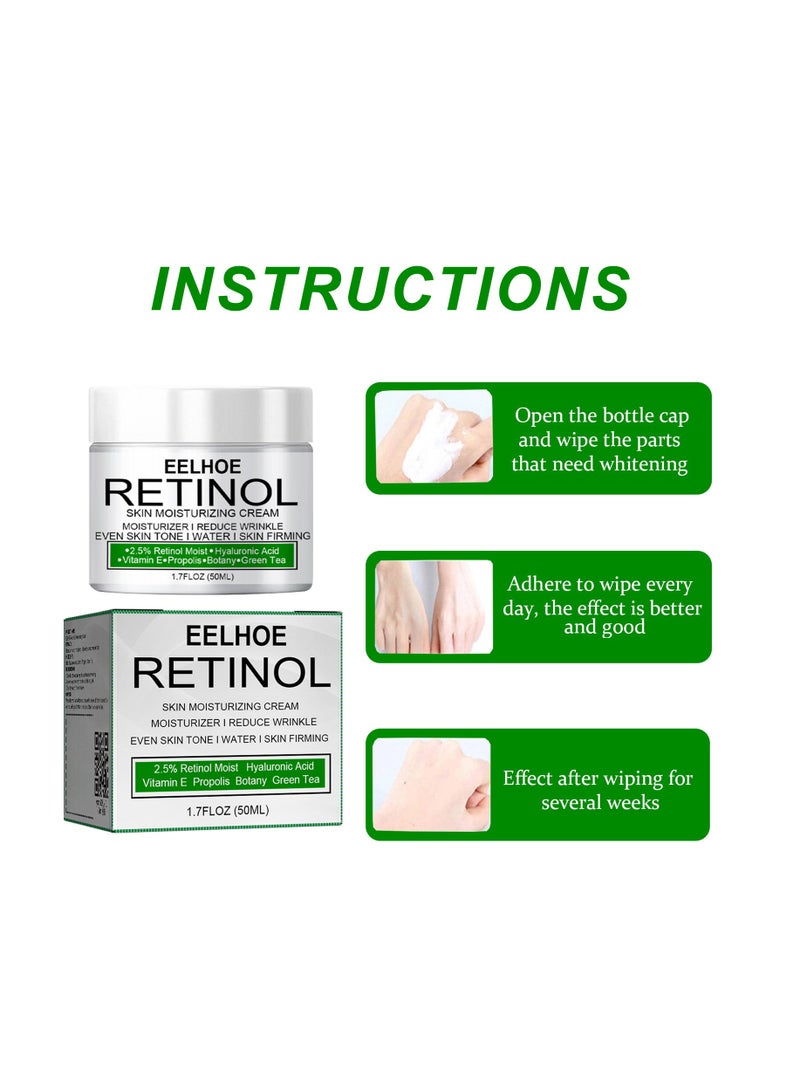 EELHOE Retionl Skin Moisturizing Cream for Deeply Hydrates,Firms,Moisturizes,Removes Acne Scars - Image 3