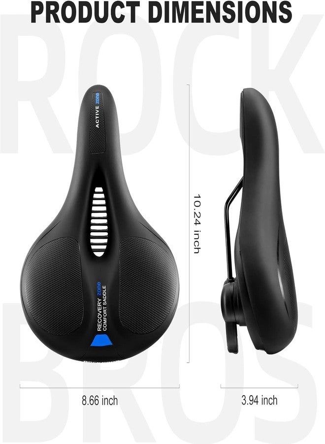 AFPIN- Cycle Seat | Cycle seat Cushion | with Red Reflective Safety Strip Universal Memory Foam Waterproof Breathable Shock Absorbing| Cycle Saddle | Cycle Saddle seat - Image 4