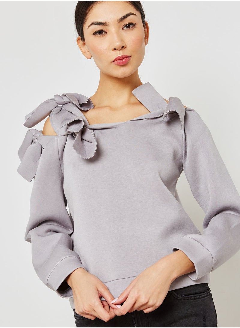 LOST INK Bow Sweatshirt  - Image 1