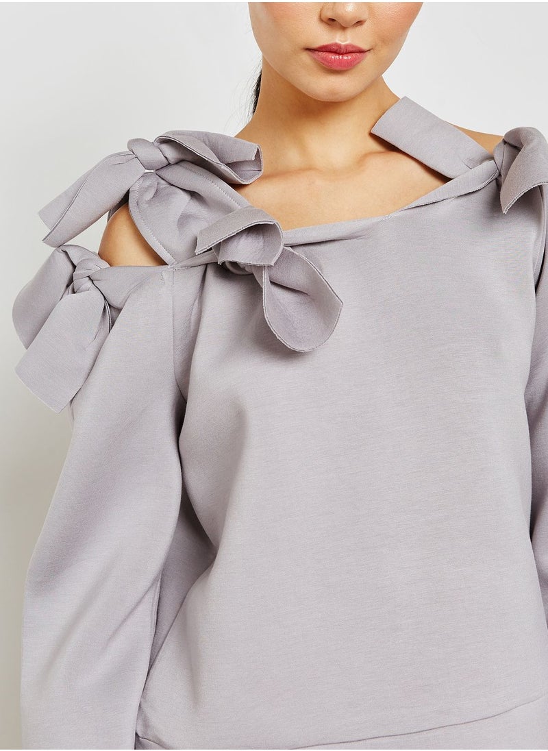 LOST INK Bow Sweatshirt  - Image 3