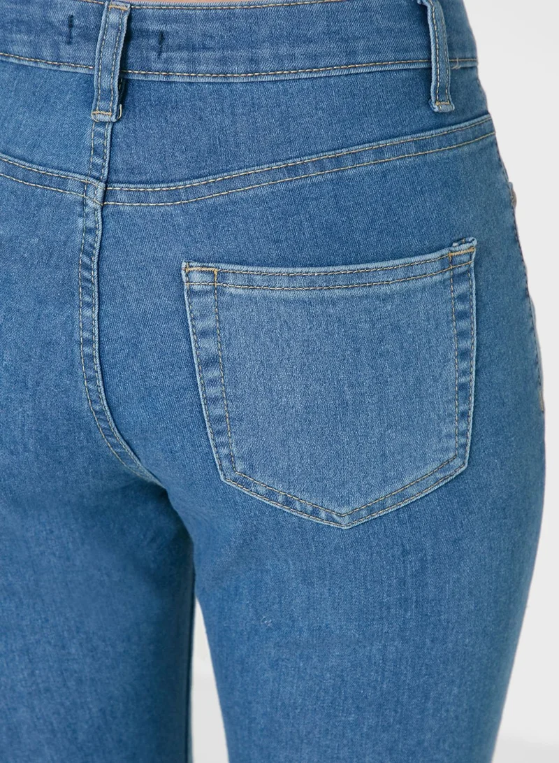 boohoo Skinny High Waist Jeans