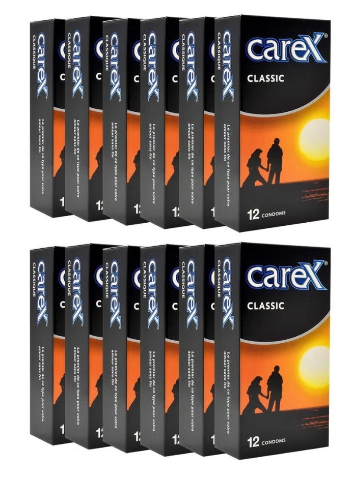 careX CareX Classic Condoms, Pack Of 12 Boxes  - Image 1