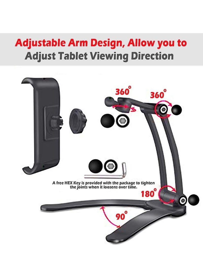 Aluminium Holder Stand Mount Compatible with IPAD AIR/Mini/IPAD PRO 12.9,MS Surface Book 2 (13.5) for Desk, Office, Kitchen,Store Kiosk, Wall Mount,Restroom,Etc - Image 5