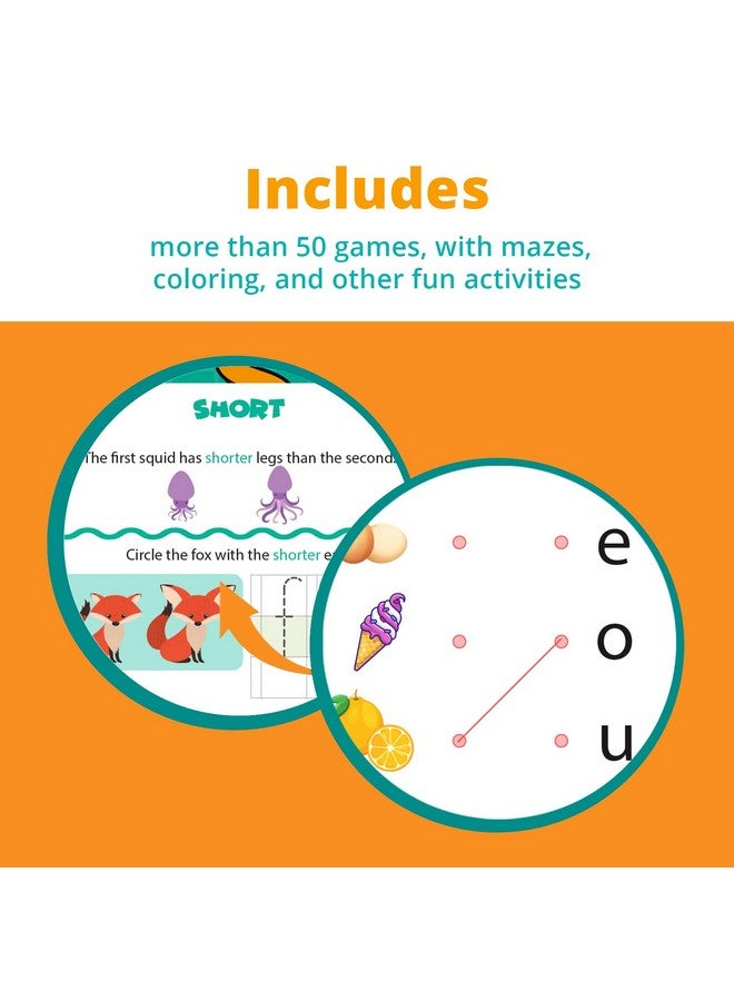 Channie's Pre-K Activity Book, Preschool Workbook With Fun Educational Learning Activities For Kids, Ages 3-5, 50+ Games, Colors, Letter-Tracing, Counting, Mazes, And More! - Image 3
