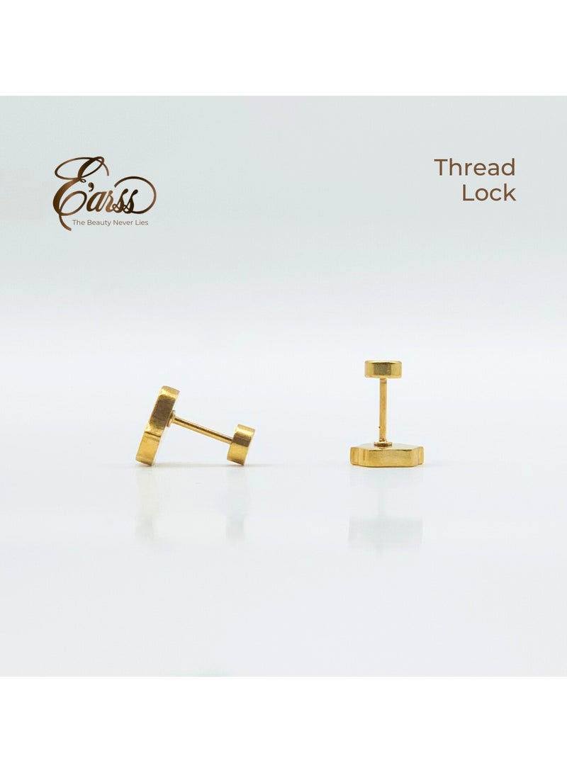 Earss Penguin Stud Earrings For Kids, Gold Plated - Image 4