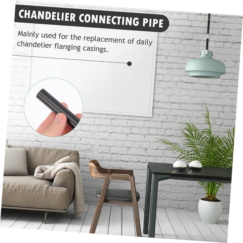 Hemobllo 12pcs Chandelier Lamp Holder Covers Ceiling Light Tube Sleeves Chandelier Covers for Lights Reusable Iron Accessory - Image 3