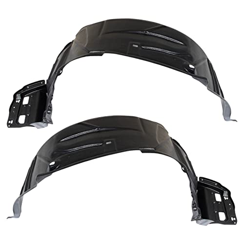 TRQ Inner Fender Liner Set Compatible with 2017-2018 Kia Forte5 KI1248156 KI1249156 - Image 1