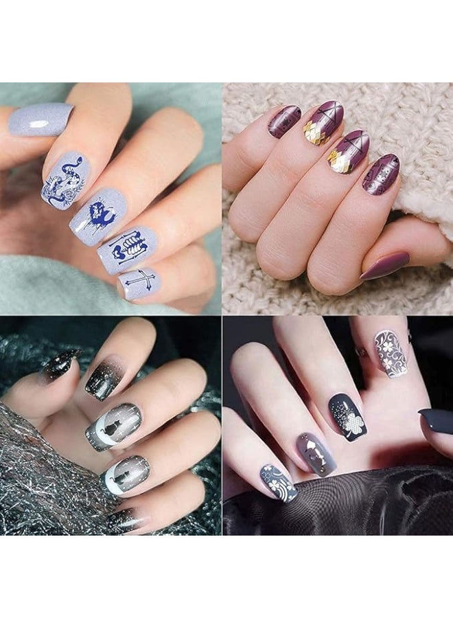 Clear French Nail Art Stamping Plate, Clear Silicone Jelly, Transparent Visible Body, Cannot Be Misplaced for DIY Nail Art - Image 5