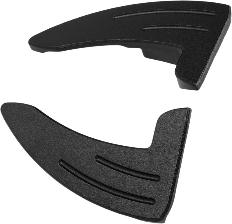 Matybobe Steering Wheel Paddle Shifter Extension Aluminum Alloy Car Paddle Shifter Extended Cover for Grand Cherokee 2014-2021 (Black) - Image 1