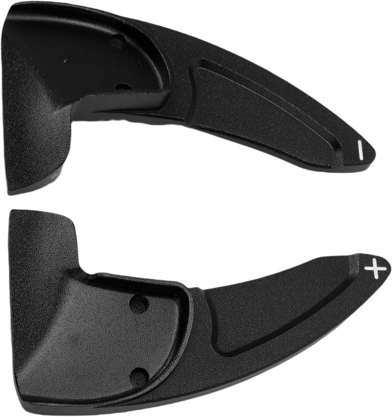 Matybobe Steering Wheel Paddle Shifter Extension Aluminum Alloy Car Paddle Shifter Extended Cover for Grand Cherokee 2014-2021 (Black) - Image 3
