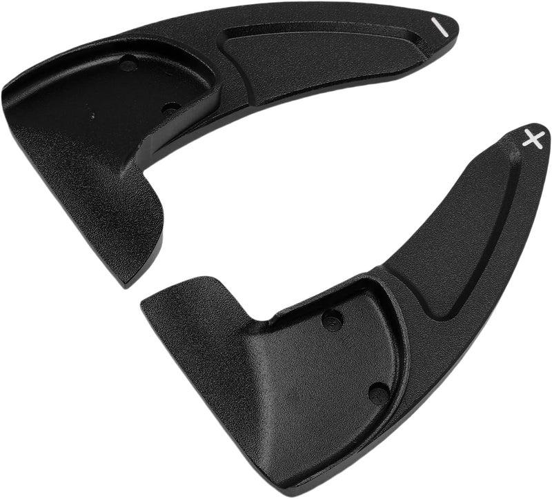 Matybobe Steering Wheel Paddle Shifter Extension Aluminum Alloy Car Paddle Shifter Extended Cover for Grand Cherokee 2014-2021 (Black) - Image 2