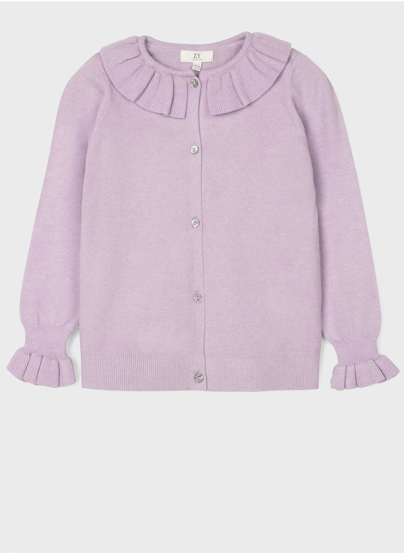 Zippy Kids Round Neck Cardigan