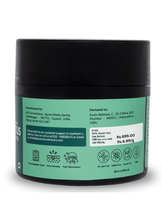 Evermore Mexican Cactus De-Tan Face Mask for Glowing Skin | Kaolin Clay, Kojic Acid, Niacinamide | Removes Tan, Deep Cleanses Pores, Controls Oil, Hydrates & Soothes | For All Skin Types - 100g (Pack of 1) - Image 5
