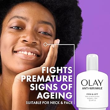 Olay Olay AntiWrinkle Firm Lift Face And Neck Lotion With SPF15 Helps Visibly Reduce Fine Lines Wrinkles And Protects Against Premature Signs Of Ageing100ml - Image 2