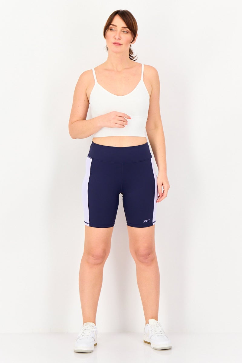 Reebok Women Sportswear Fit Biker Shorts, Multicolor - Image 2