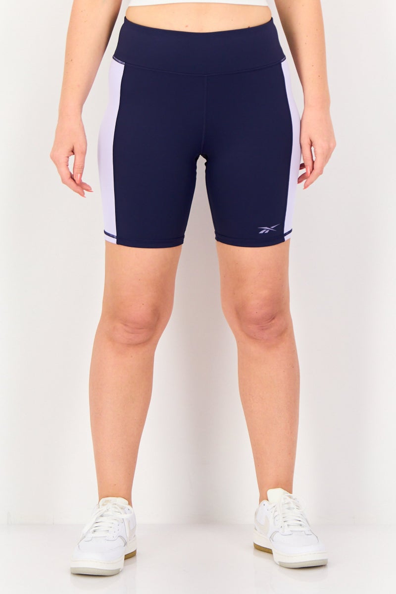 Reebok Women Sportswear Fit Biker Shorts, Multicolor - Image 1