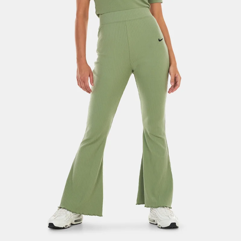 Nike Women's Sportswear High-Waisted Ribbed Jersey Pants
